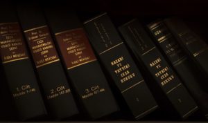 Law books
