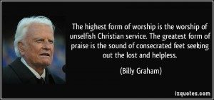 Billy Graham on Christian Service